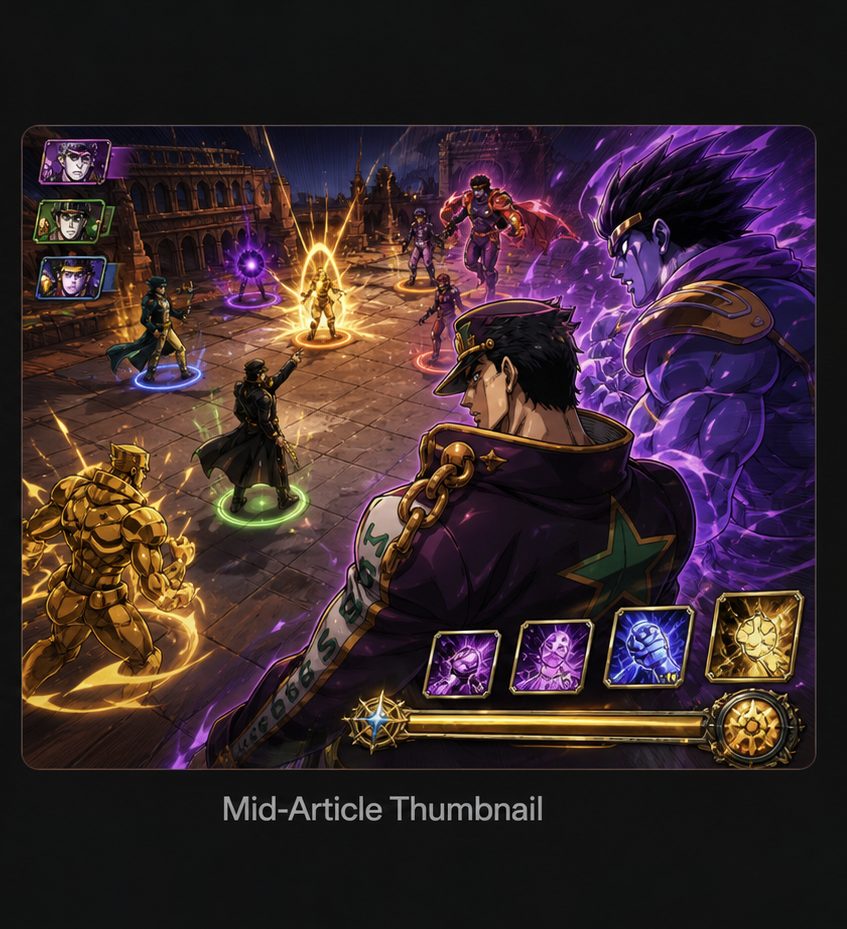 JoJo’s Bizarre Adventure: Golden Spirit battle-style thumbnail